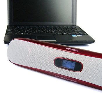 輸出/tf卡/usb/一線通/一鍵錄音/屏顯/鬧鐘 可樂(lè)紅色音箱產(chǎn)品圖片2